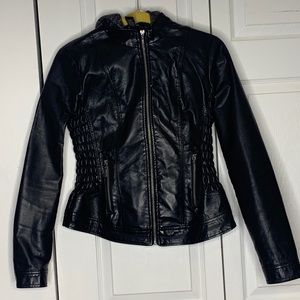Faux Leather Jacket